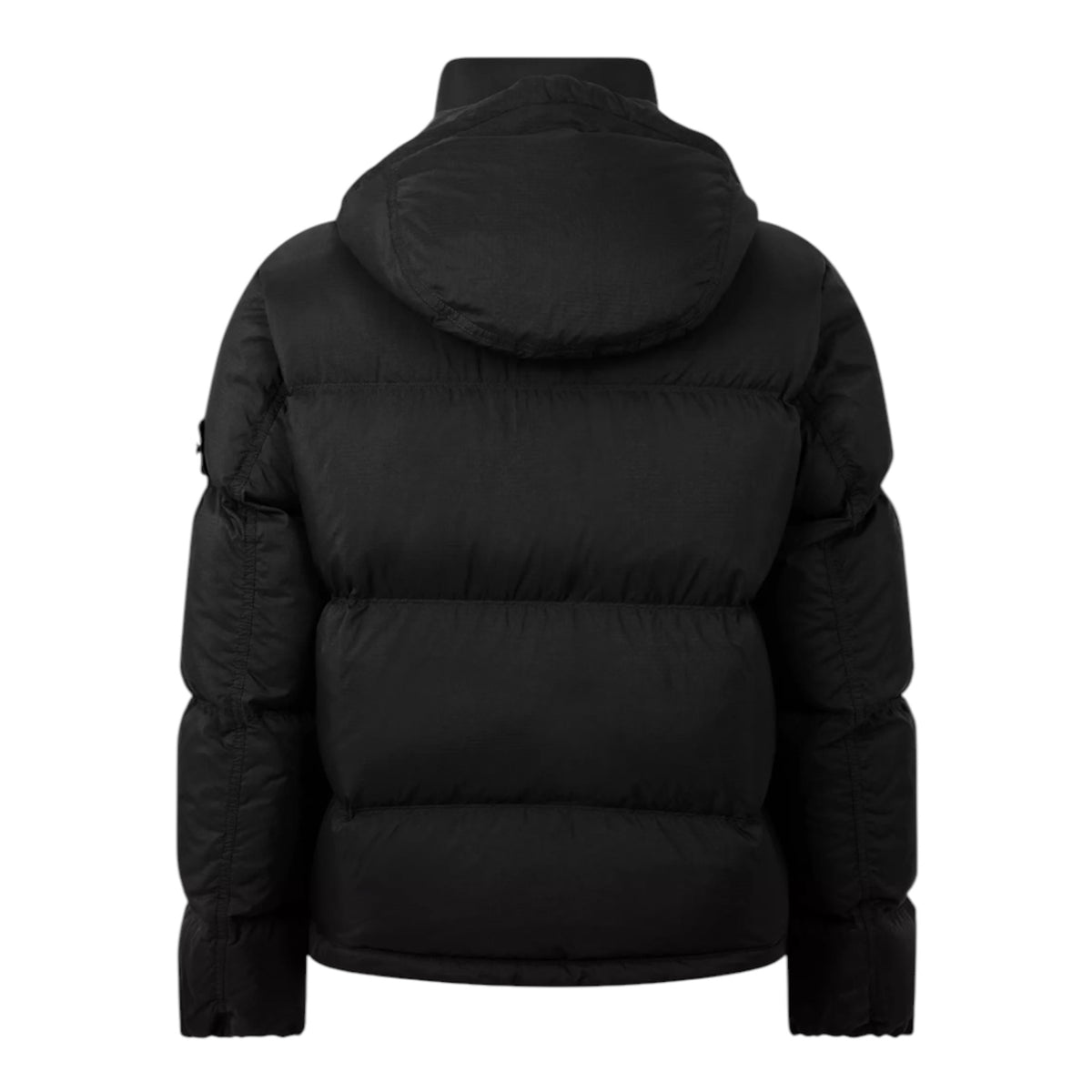 STONE ISLAND CORDURA HOODED PUFFER JACKET BLACK