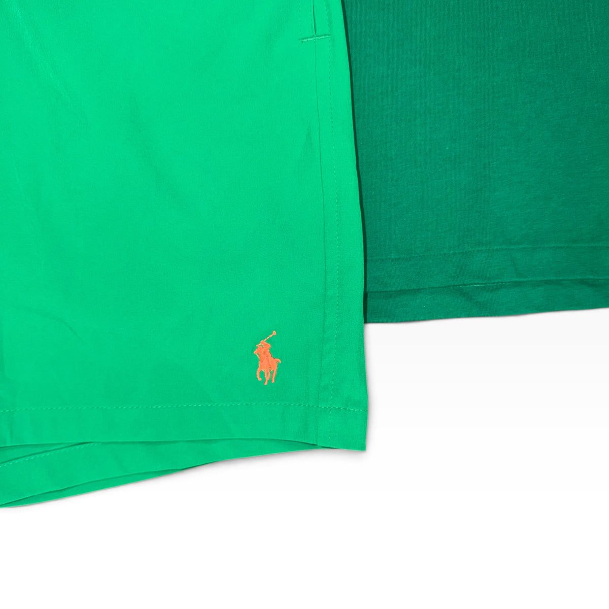 POLO RALPH LAUREN SWIMSET 2PC GREEN/ORANGE