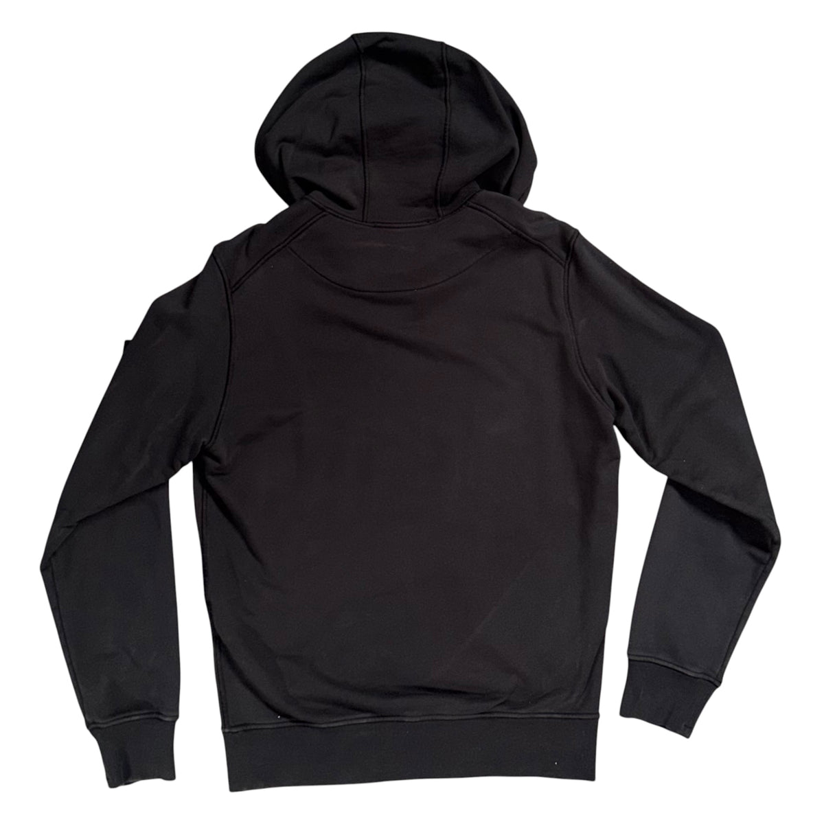 STONE ISLAND FULL ZIP HOODIE BLACK