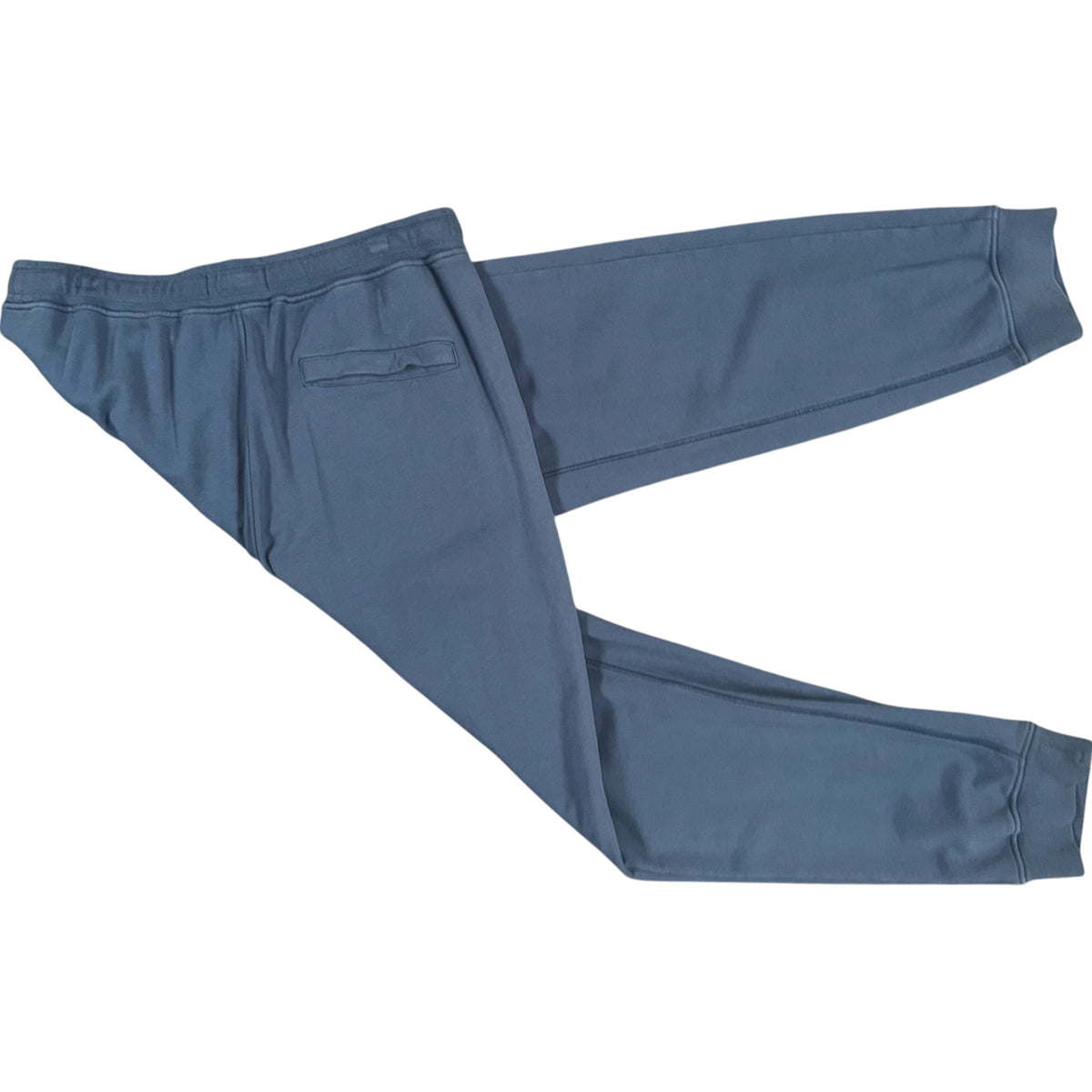 STONE ISLAND COTTON FLEECE CARGO BOTTOMS BLUE