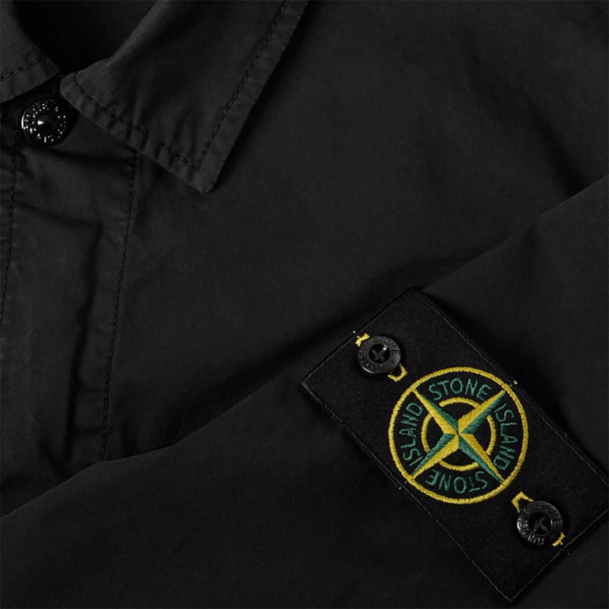 STONE ISLAND GD OVERSHIRT BLACK