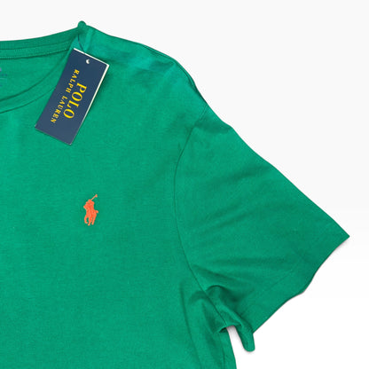 POLO RALPH LAUREN SWIMSET 2PC GREEN/ORANGE