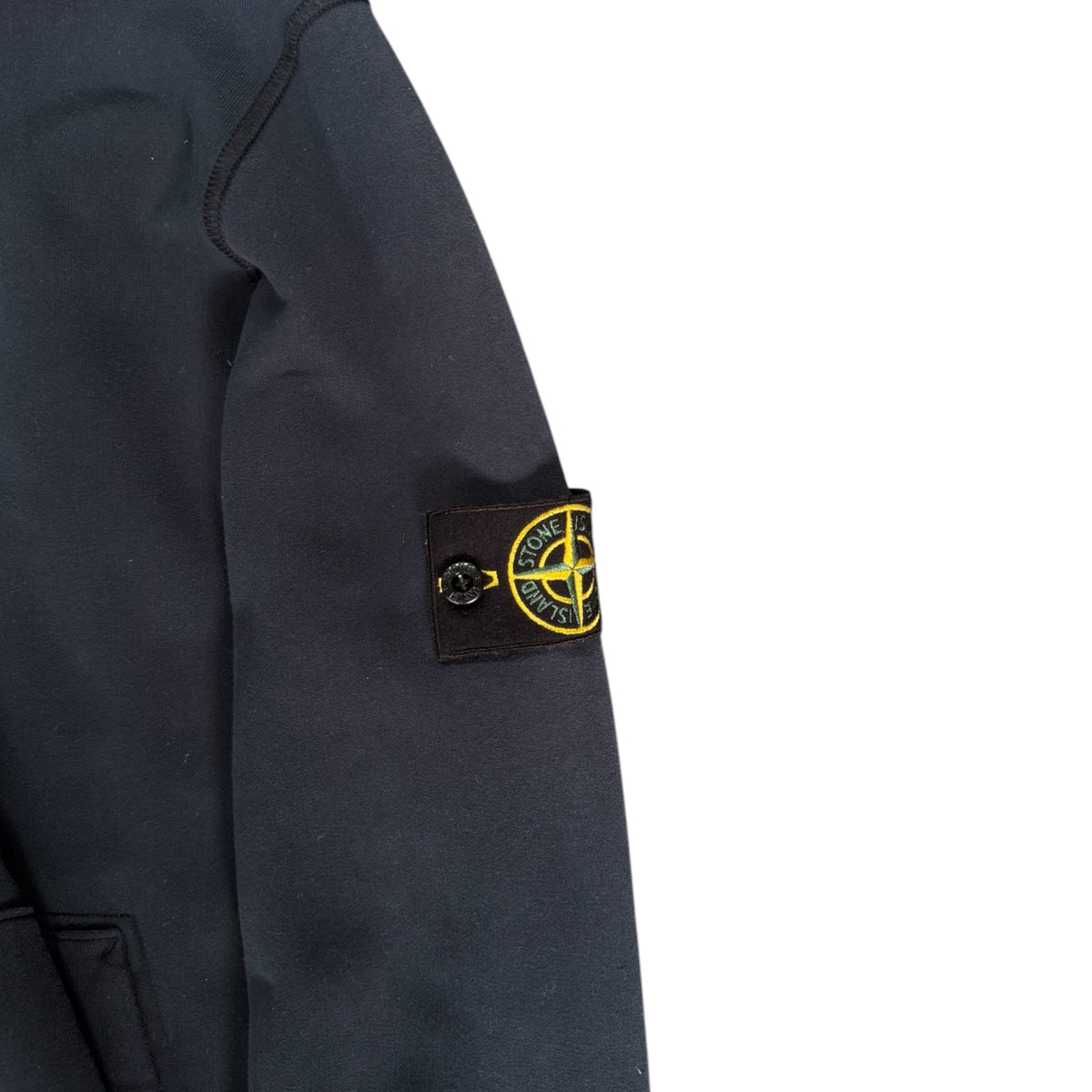 STONE ISLAND GARMENT DYED HOODIE NAVY