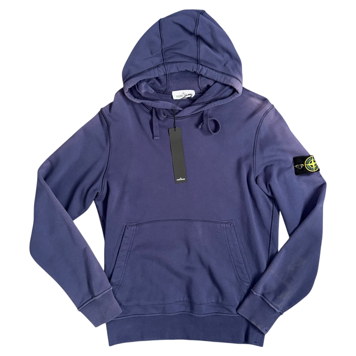 STONE ISLAND ORGANIC COTTON FLEECE LAVENDER PURPLE