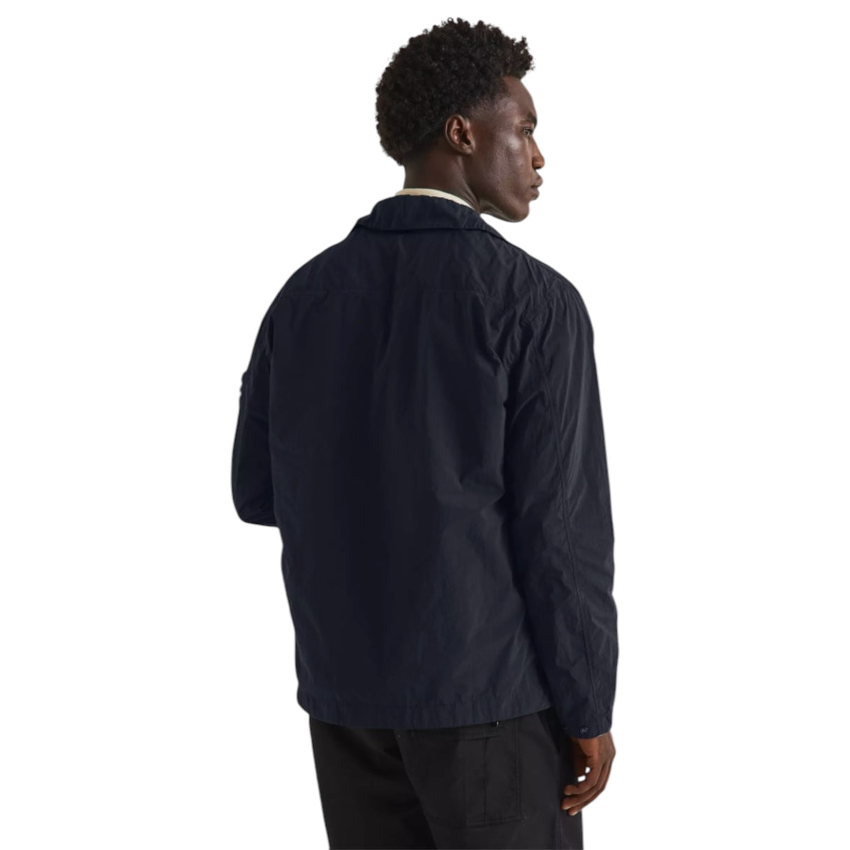 STONE ISLAND GHOST OVERSHIRT NAVY BLUE
