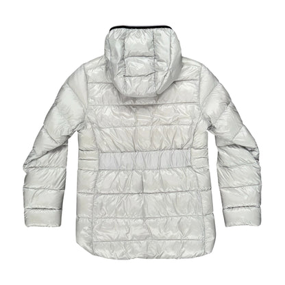 CANADA GOOSE KIDS CROFTON PUFFER JACKET SILVER GREY BIRCH