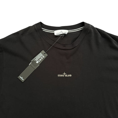 STONE ISLAND CAMO COMPASS PRINT TEE BLACK