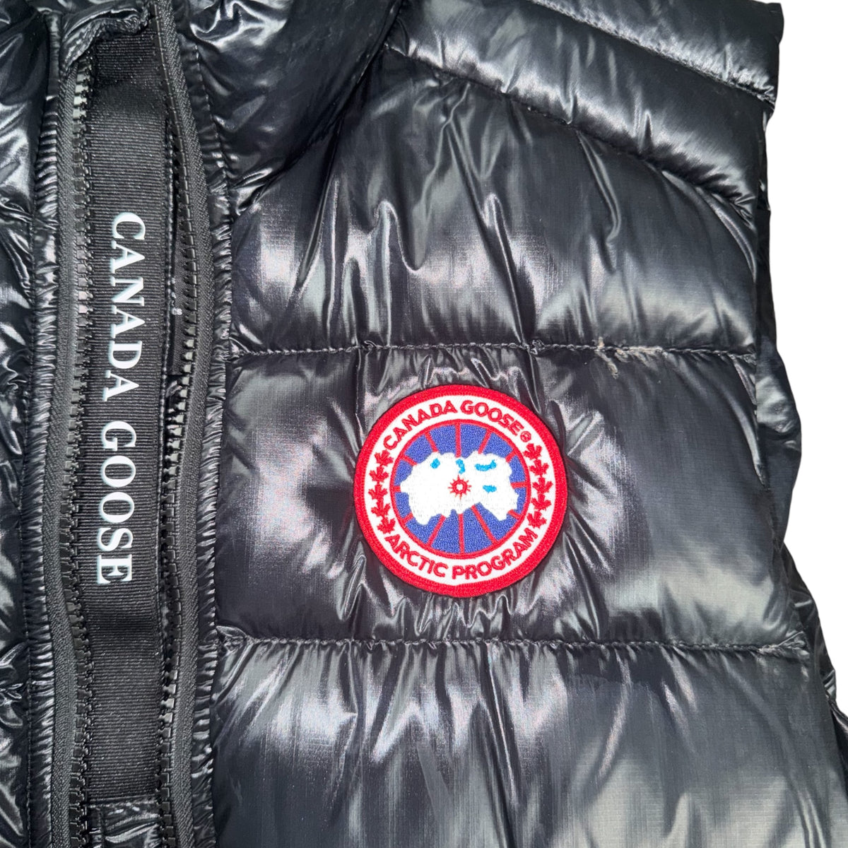 CANADA GOOSE CROFTON VEST METALLIC BLACK