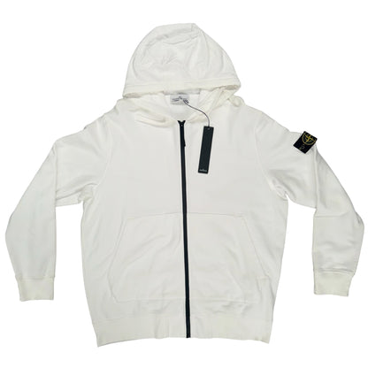 STONE ISLAND FULL ZIP UP TRACKSUIT WHITE