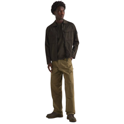 STONE ISLAND COTTON GD OVERSHIRT COAL GREY