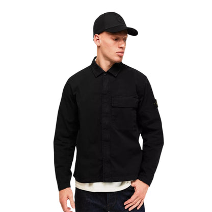 STONE ISLAND GD OVERSHIRT BLACK