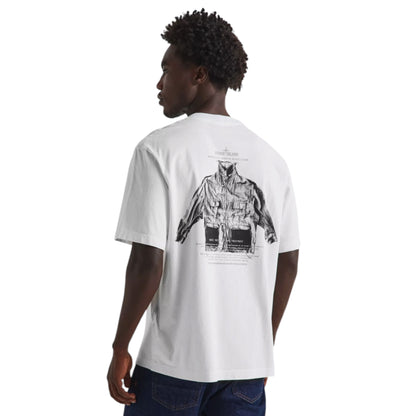 STONE ISLAND ARCHIVO BACK LOGO T-SHIRT WHITE