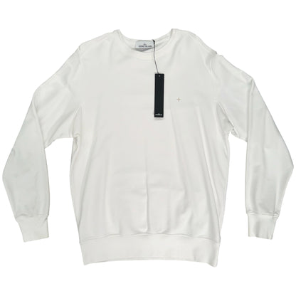 STONE ISLAND STELLINA SWEATSHIRT WHITE