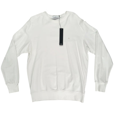 STONE ISLAND STELLINA SWEATSHIRT WHITE