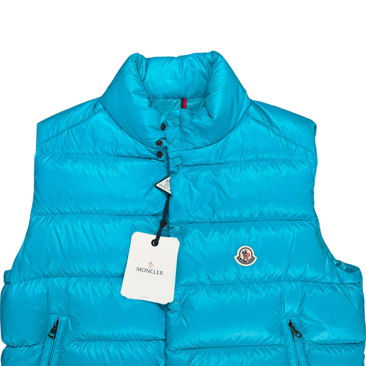 MONCLER TIBB GILET BLUE