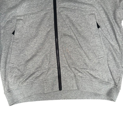 STONE ISLAND FULL ZIP HOODIE GREY