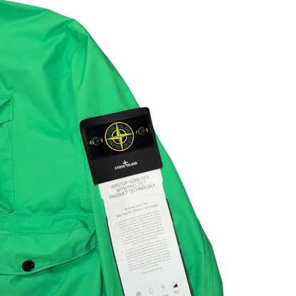 STONE ISLAND RISTOPGORETEX PACLITE PACKABLE FIELD JACKET GREEN