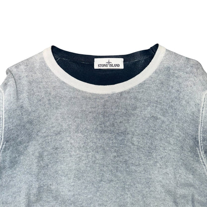 STONE ISLAND KNITTED SWEATER LIGHT GREY
