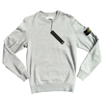 STONE ISLAND CREWNECK SWEATSHIRT GREY