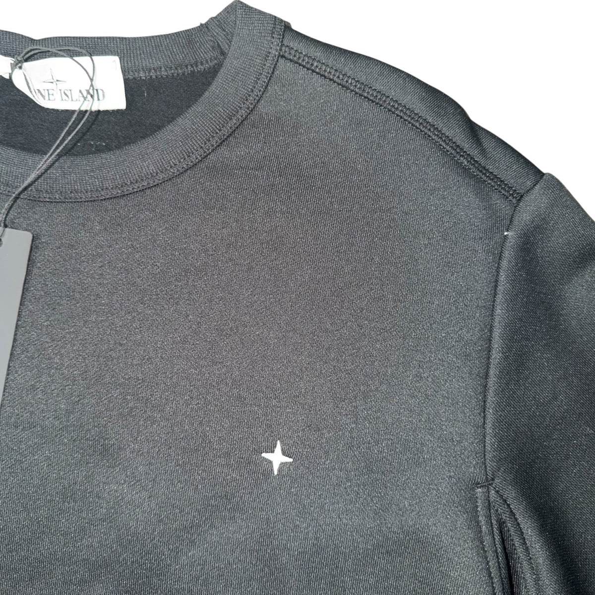 STONE ISLAND STELLINA LITTLE STAR COLLECTION JUMPER BLACK