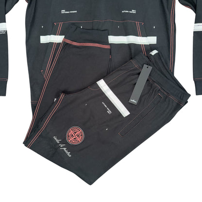 STONE ISLAND “ISOLA DI PIETRA” PRINT FULL TRACKSUIT BLACK