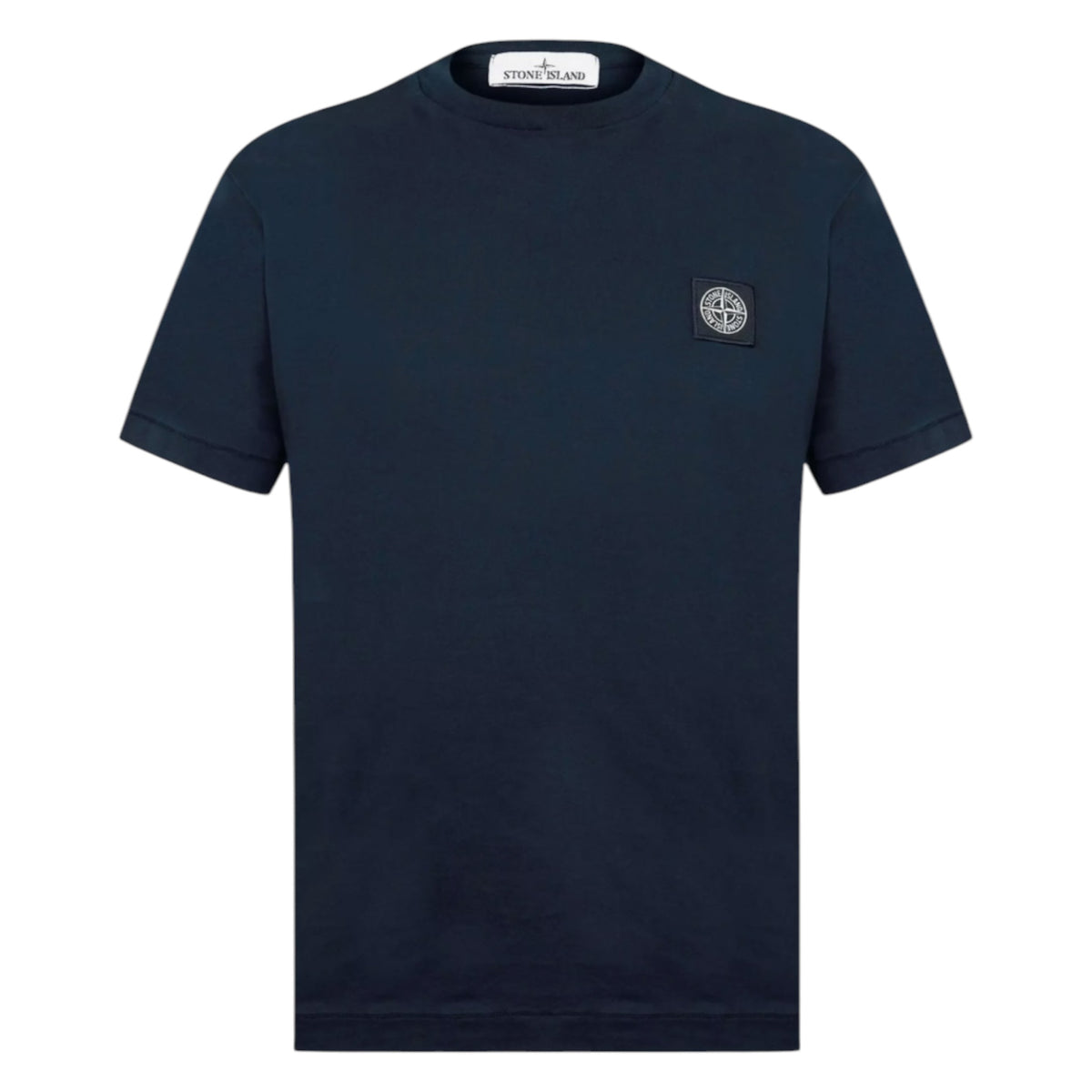 STONE ISLAND PATCH LOGO T-SHIRT NAVY BLUE