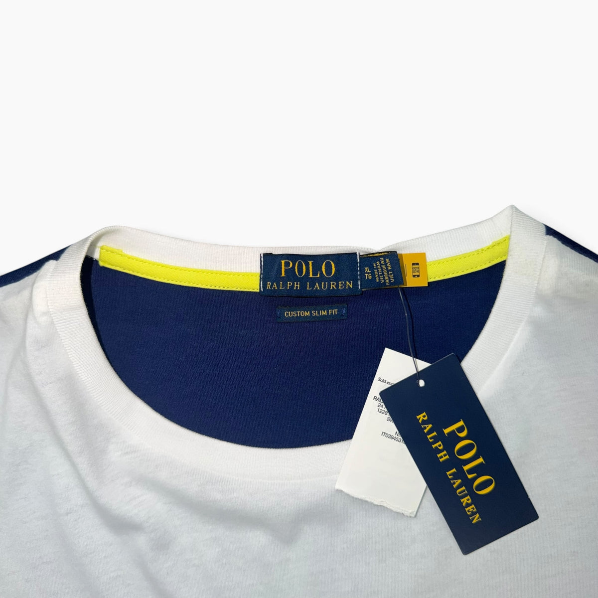 POLO RALPH LAUREN CUSTOM POCKET TEE WHITE