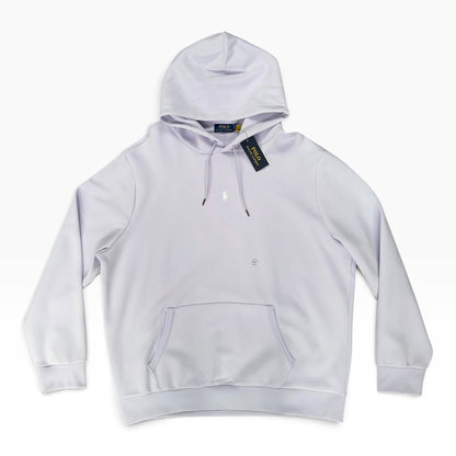 POLO RALPH LAUREN CENTRE BADGE HOODIE LILAC