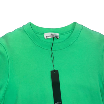 STONE ISLAND CREWNECK SWEATSHIRT GREEN