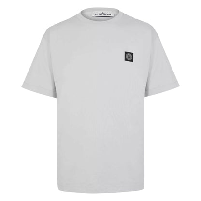 STONE ISLAND PATCH LOGO T-SHIRT SKY BLUE