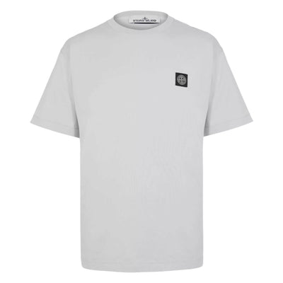 STONE ISLAND PATCH LOGO T-SHIRT SKY BLUE