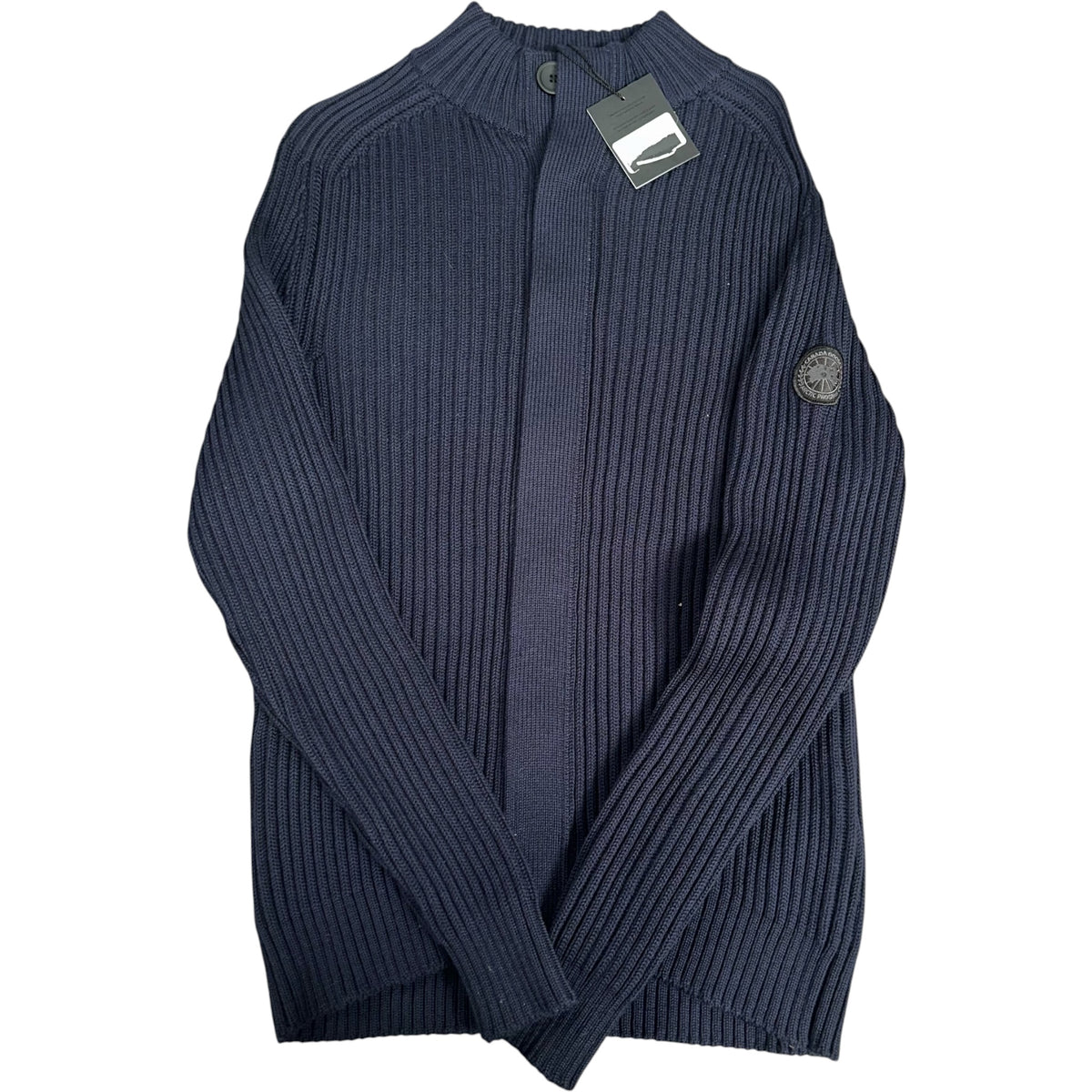 CANADA GOOSE SILVER TOWN SWEATER NAVY