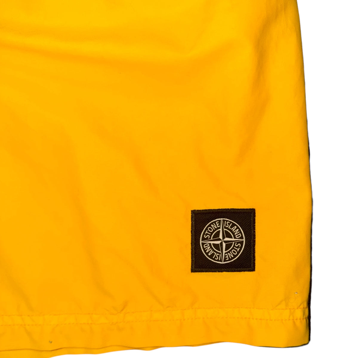 STONE ISLAND BRUSHED NYLON SWIMSHORTS YELLOW
