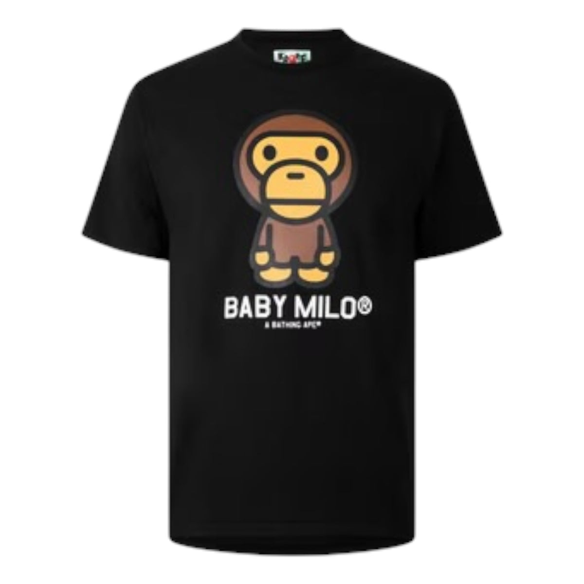A BATHING APE BABY MILO T-SHIRT BLACK