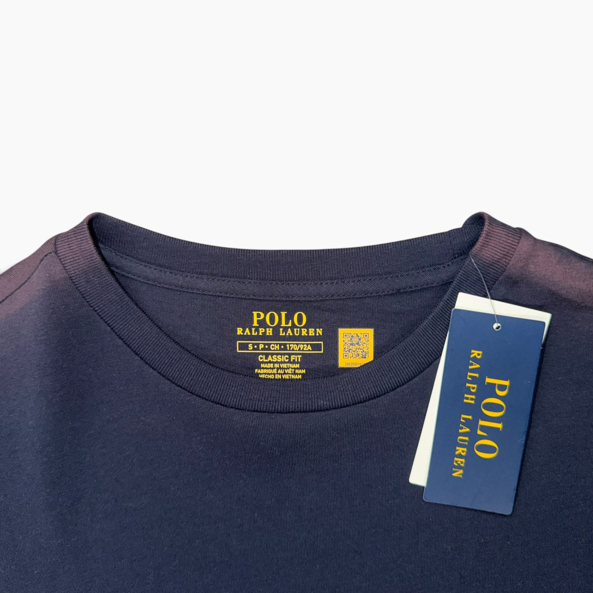 POLO RALPH LAUREN COTTON CREWNECK TEE NAVY