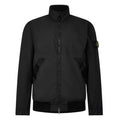 STONE ISLAND CRINKLE REPS BOMBER JACKET BLACK