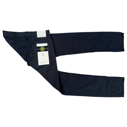 STONE ISLAND NAVY DENIM TROUSERS