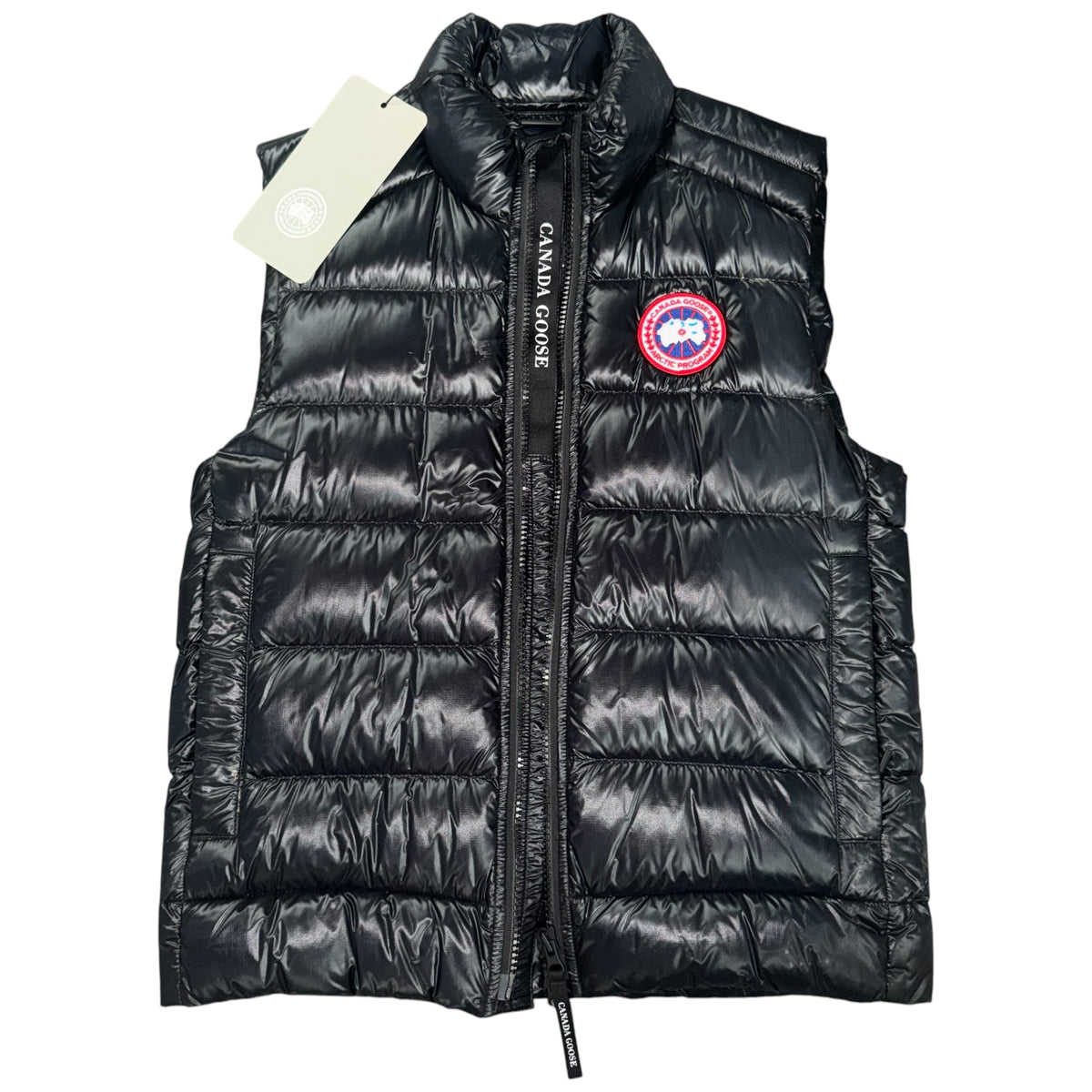 CANADA GOOSE CROFTON VEST METALLIC BLACK