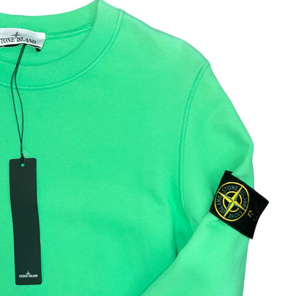 STONE ISLAND CREWNECK SWEATSHIRT GREEN