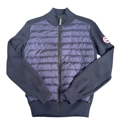 CANADA GOOSE HYBRIDGE KNIT JACKET NAVY