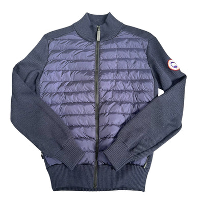 CANADA GOOSE HYBRIDGE KNIT JACKET NAVY