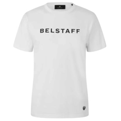 BELSTAFF SPELLOUT LOGO T-SHIRT WHITE