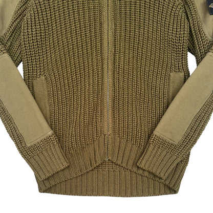 STONE ISLAND KNITTED HEAVY CARDIGAN KHAKI