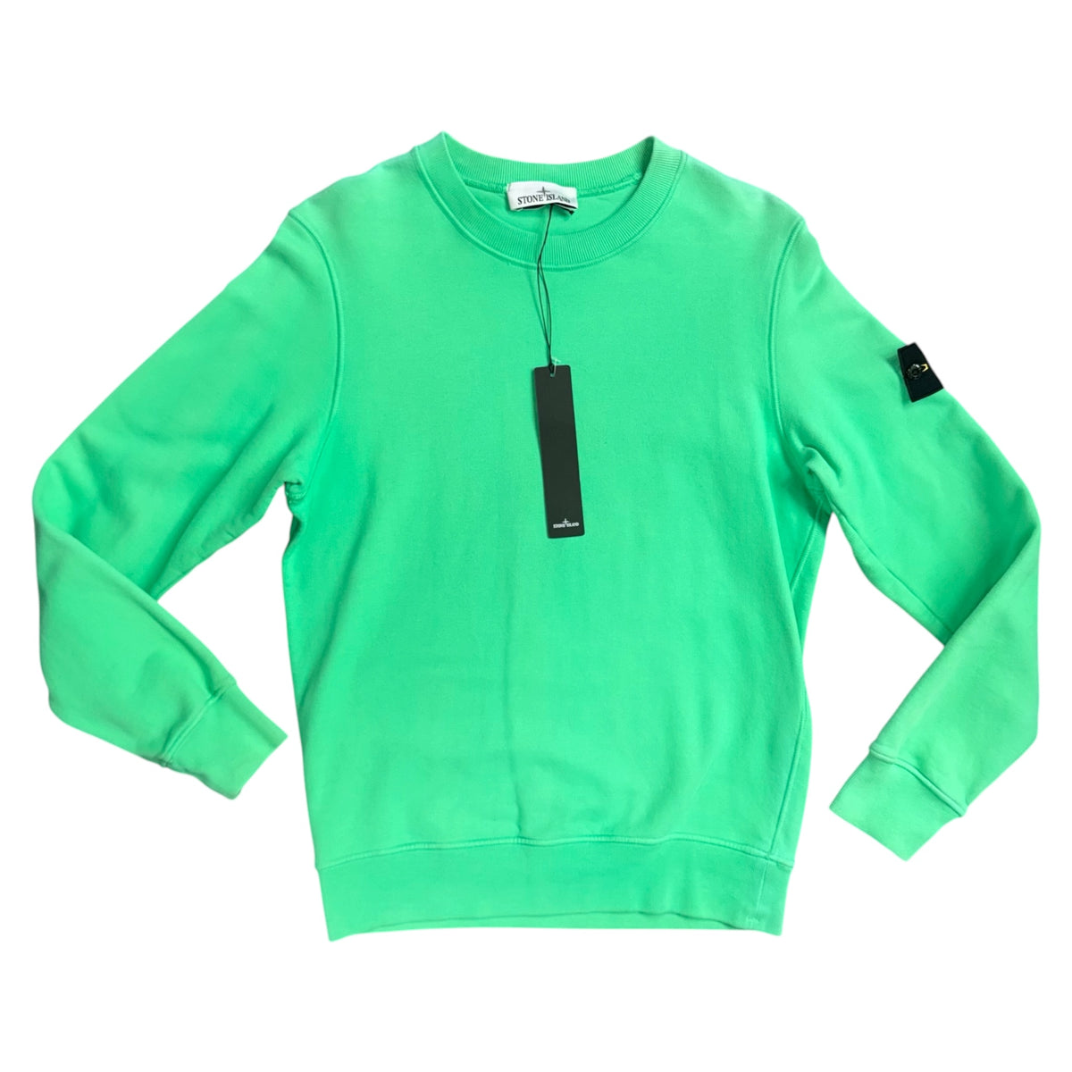 STONE ISLAND CREWNECK SWEATSHIRT GREEN