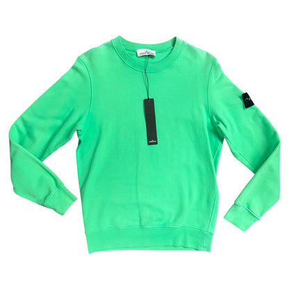 STONE ISLAND CREWNECK SWEATSHIRT GREEN