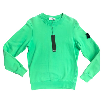 STONE ISLAND CREWNECK SWEATSHIRT GREEN