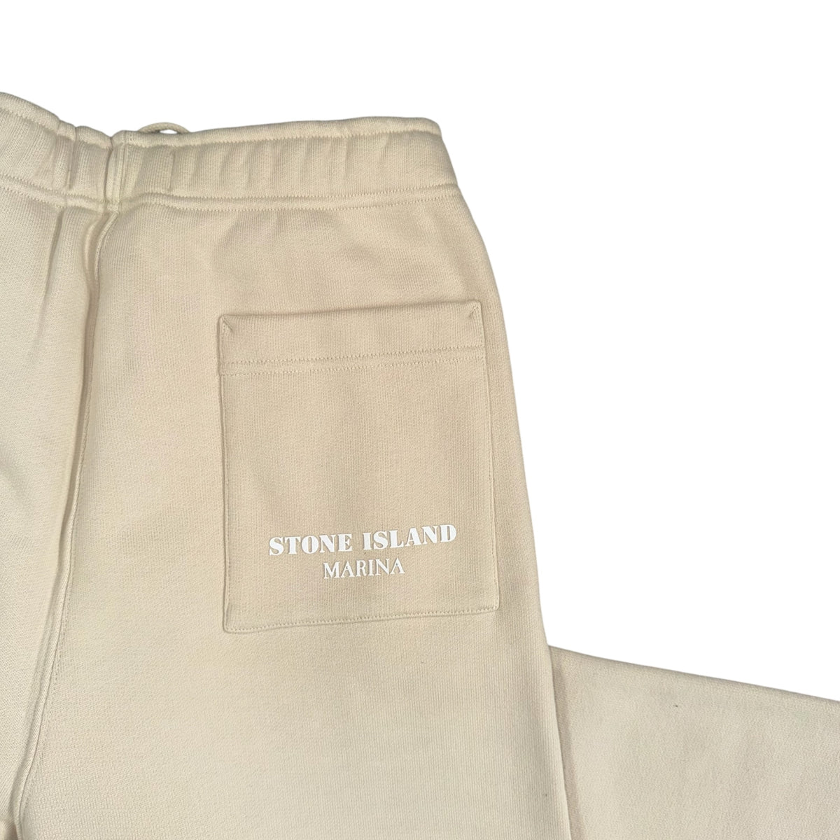 STONE ISLAND MARINA COTTON FLEECE FULL ZIP BEIGE
