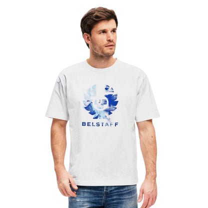 BELSTAFF PHOENIX STAMP LOGO T-SHIRT WHITE
