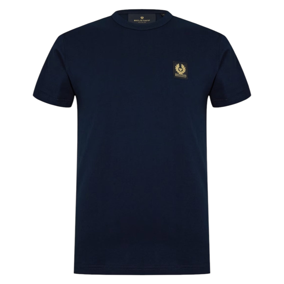 BELSTAFF PHOENIX PATCH LOGO T-SHIRT STONE NAVY BLUE