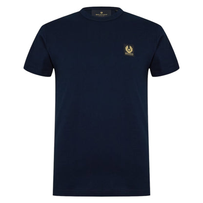 BELSTAFF PHOENIX PATCH LOGO T-SHIRT STONE NAVY BLUE